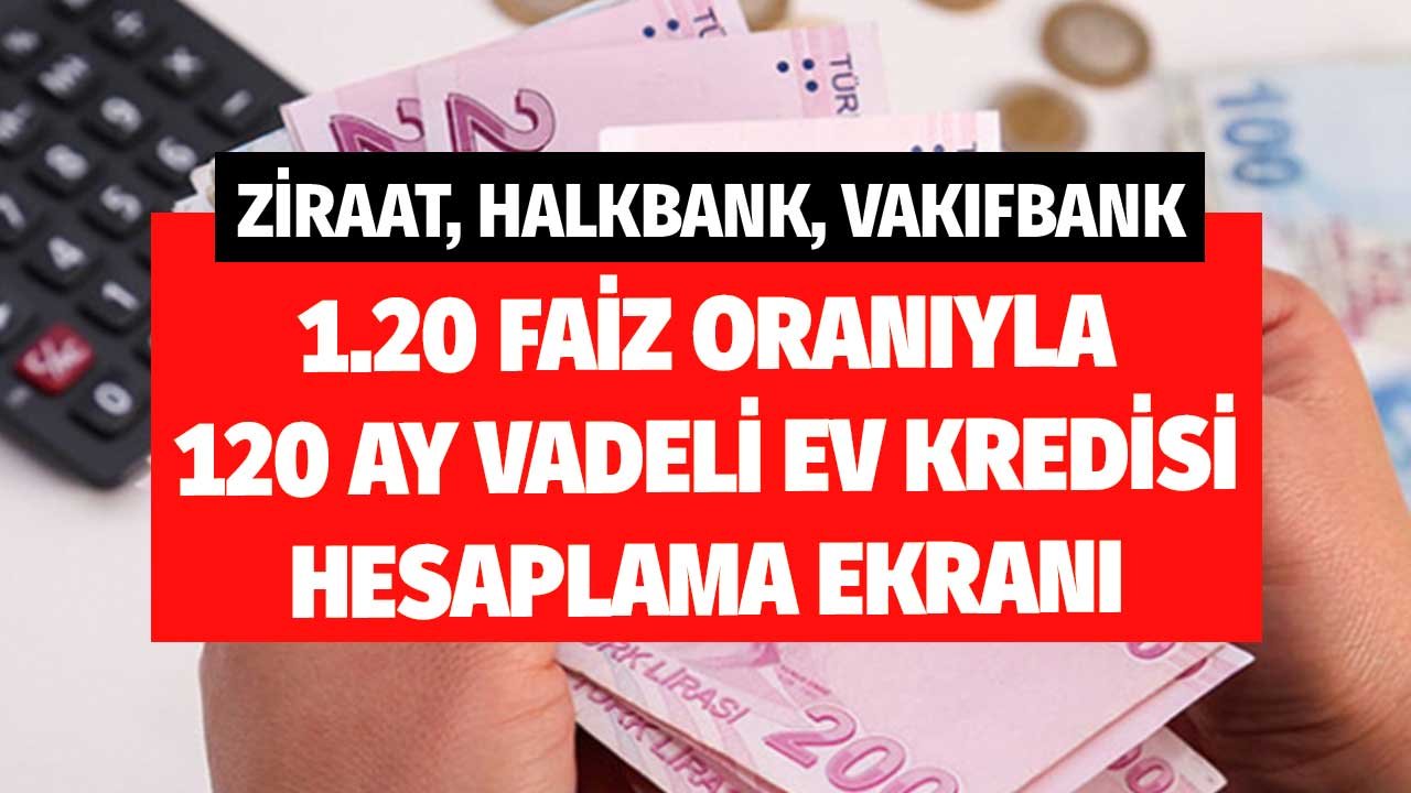 Y Zde Faizle Konut Kredisi Hesaplama Ziraat Bankas Halkbank