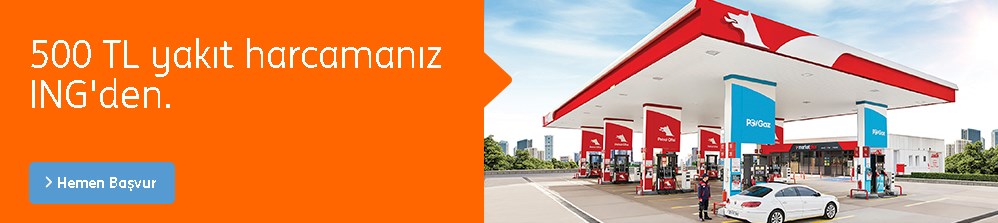 ING Bank tan Araç Sahiplerine Sürpriz Hediye Yakıtını Petrol Ofisi