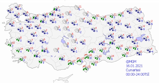 Beklenen Kar Lapa Lapa Yağacak! 4 Günlük Muhteşem Kar Yağışı Uyarısı Yapılan İller Hangileri? 5