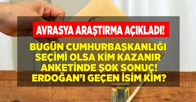 Cumhurbaşkanlığı Seçim Anketinde Şok Sonuçlar! Cumhurbaşkanı Erdoğan'ı Kim Geçti? 1