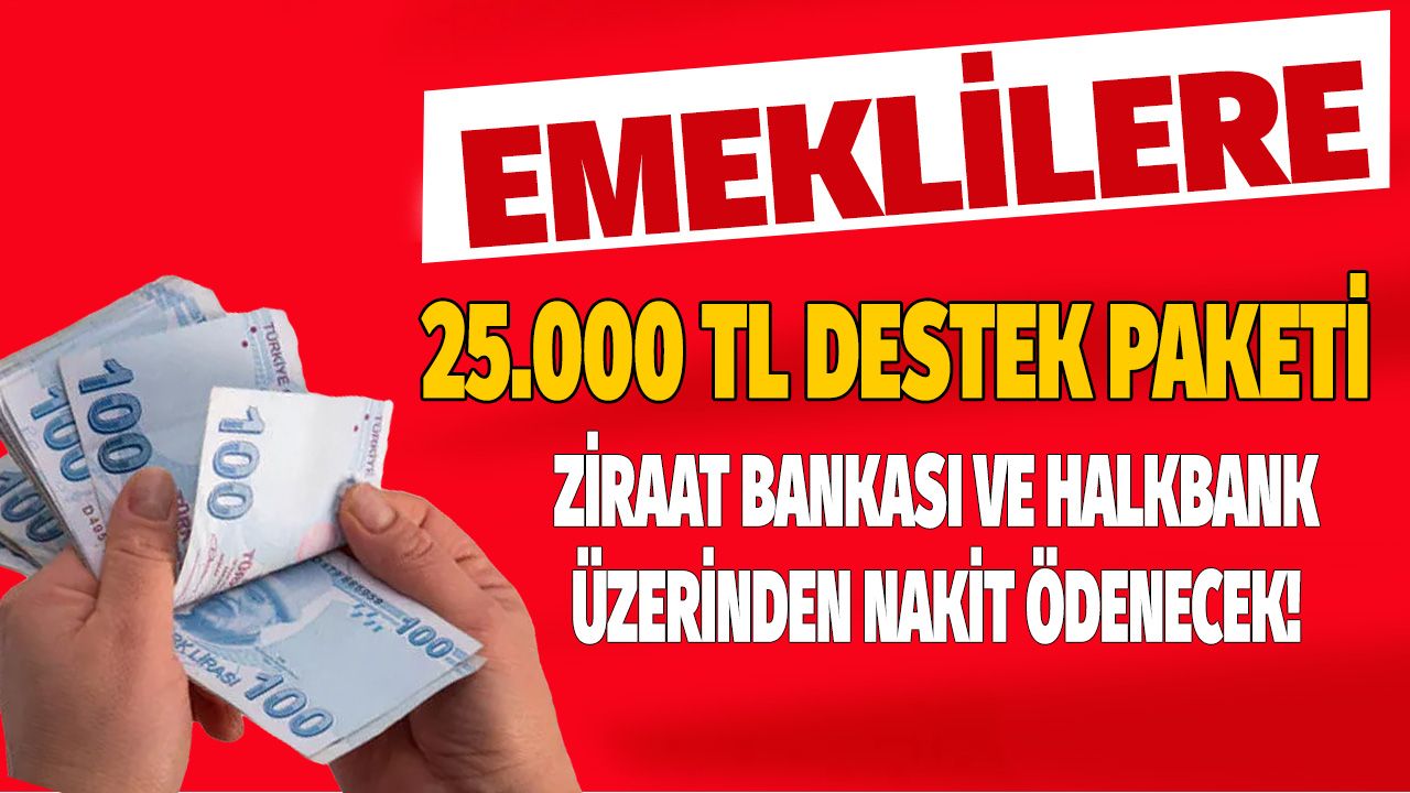 Ödemeler Ziraat Bankası ve Halkbank Üzerinden! Emeklilere Yeni Bayram Müjdesi ile 25.000 TL Limitli Destek Paketi Açıklandı 1