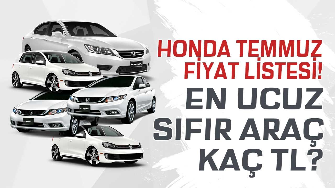 Sıfır Araç Fiyatları Yürek Hoplatıyor: Honda Jazz, Civic, City CR-V ve Accord Temmuz 2022 Fiyat Listesi 1