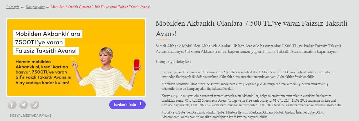 Kredi Kartı Olanlara Faizsiz Kredi Müjdesi! Bu Devirde Kardeşin Kardeşe Vermediği Borç Parayı Akbank Sıfır Faizli Veriyor 2