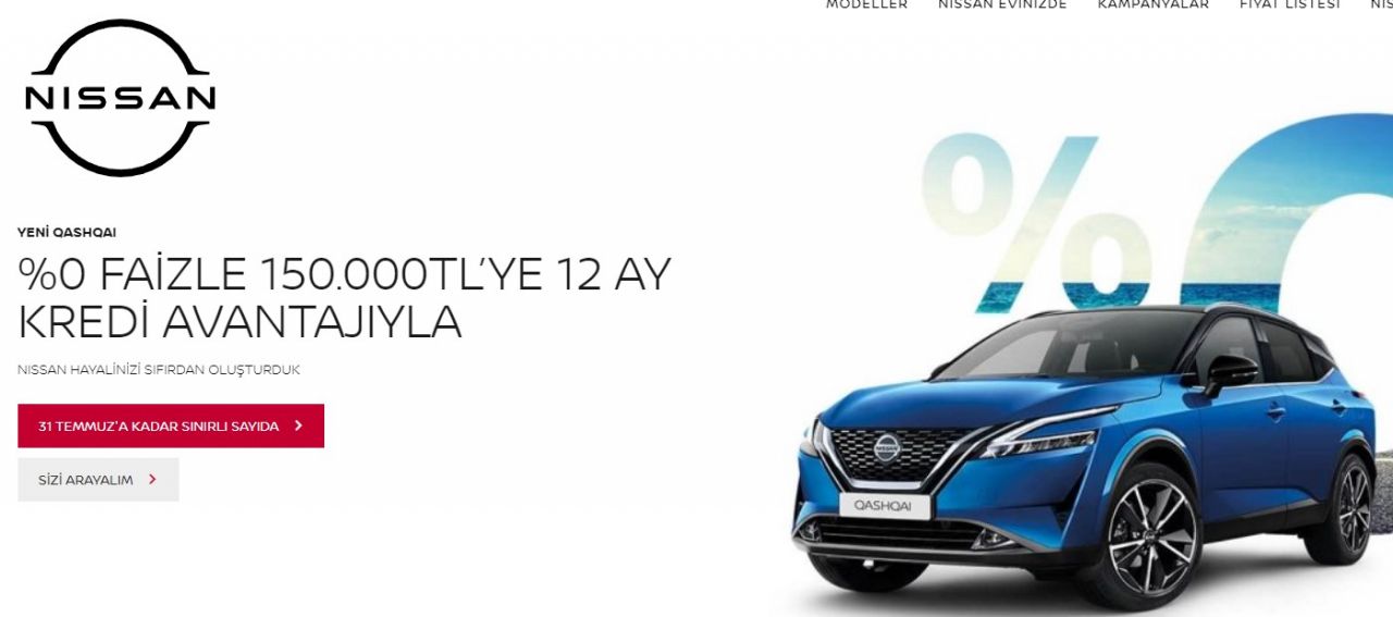 İsteyene 30 Bin TL indirim, isteyene faizsiz kredi! Nissan Qashqai, Micra, Juke Temmuz 2022 kampanyaları 4