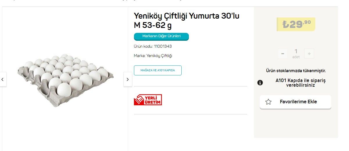 Yumurtaya zam son dakika duyuruldu 30'lu yumurta fiyatı 72.75 TL oldu! A101, BİM, Carrefour, Migros, ŞOK yumurtanın kolisi en ucuz hangi markette? 5