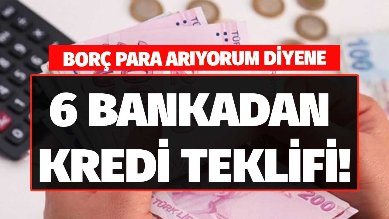 Akbank, Garanti Bankası, Yapı Kredi, ING Bank, Ziraat Bankası! Borç para arıyorum diyene bankaların ihtiyaç kredi faiz oranları 1