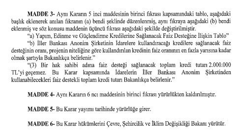 Cumhurbaşkanı Erdoğan'dan yeni faiz desteği kararı! 0.33 faizli devlet desteği son dakika olarak Resmi Gazete'de yayımlandı 5