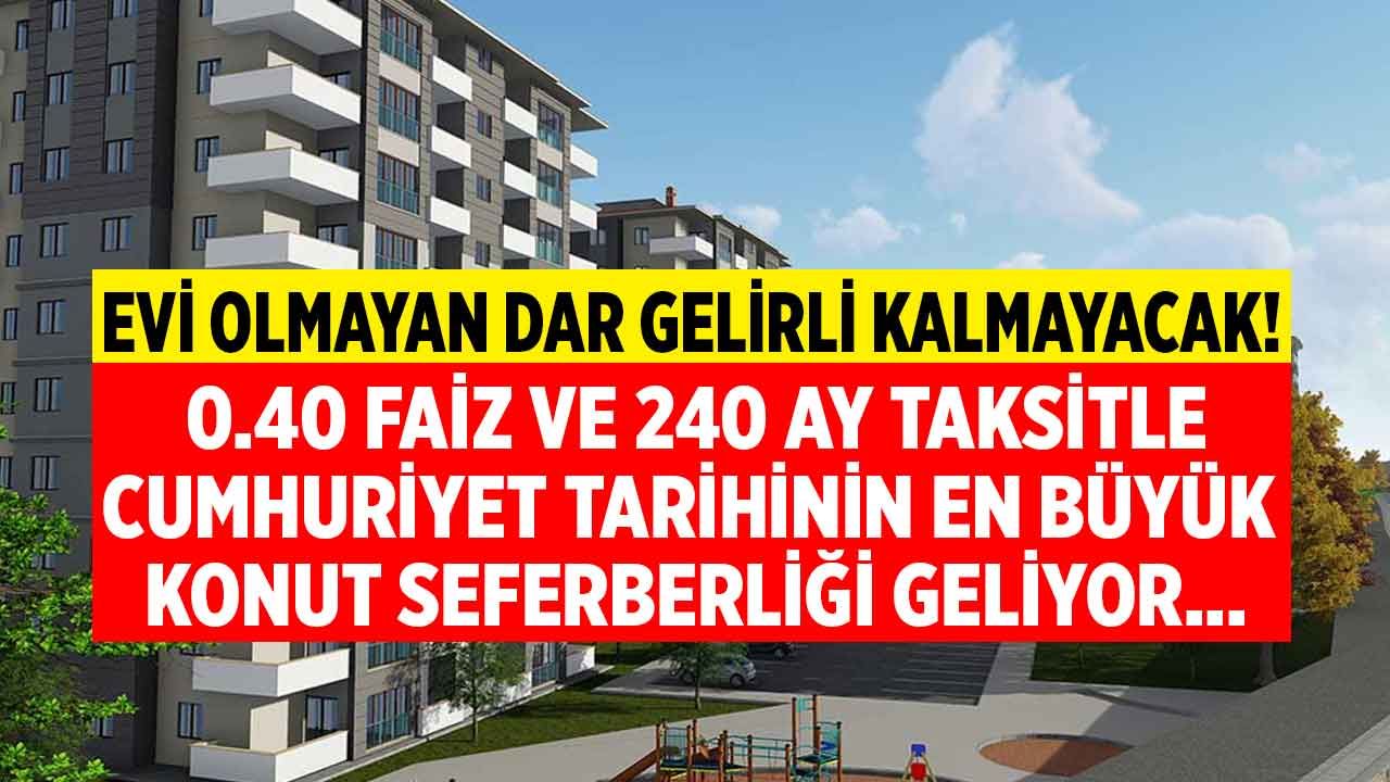 Müjdeyi Bizzat Bakan Kurum Verdi: TOKİ 150 bin konut başvurusu ne zaman? Ziraat Bankası başvuru için 0.40 destek kredisi verecek mi? 1