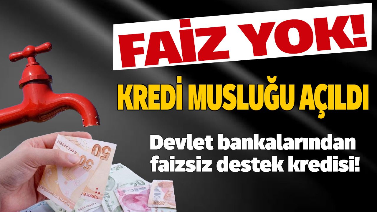 Kamu bankalarından büyük sıfırlama: Kredi var, faiz yok! Vakıfbank, Ziraat ve Halk Bankası kredi musluklarını yeniden açtı, faizsiz destek kredisi başladı 1