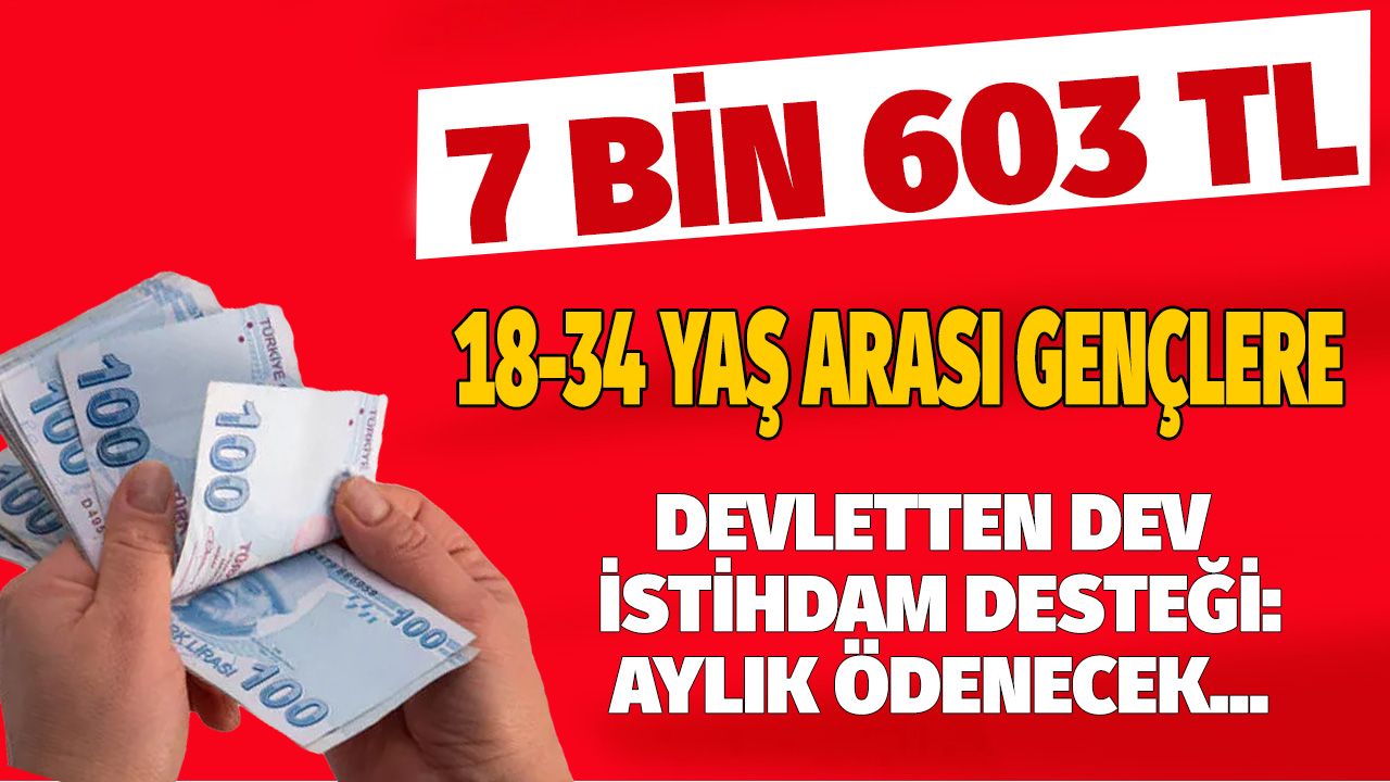 18-34 yaş arası gençlere devletten 7 bin 603 TL İstihdam desteği! Üretim Sürecine Katılım Programı nedir, kimler yararlanır? 1