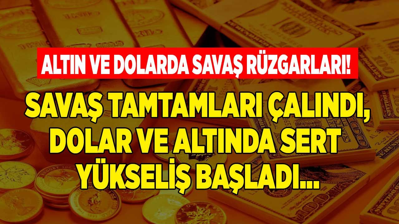 Savaş rüzgarları: Siren sesleri duyuldu, döviz kuru ve altının fiyatı uçtu! Savaş çıkarsa altının fiyatı ne olur, dolar yükselir mi? 1