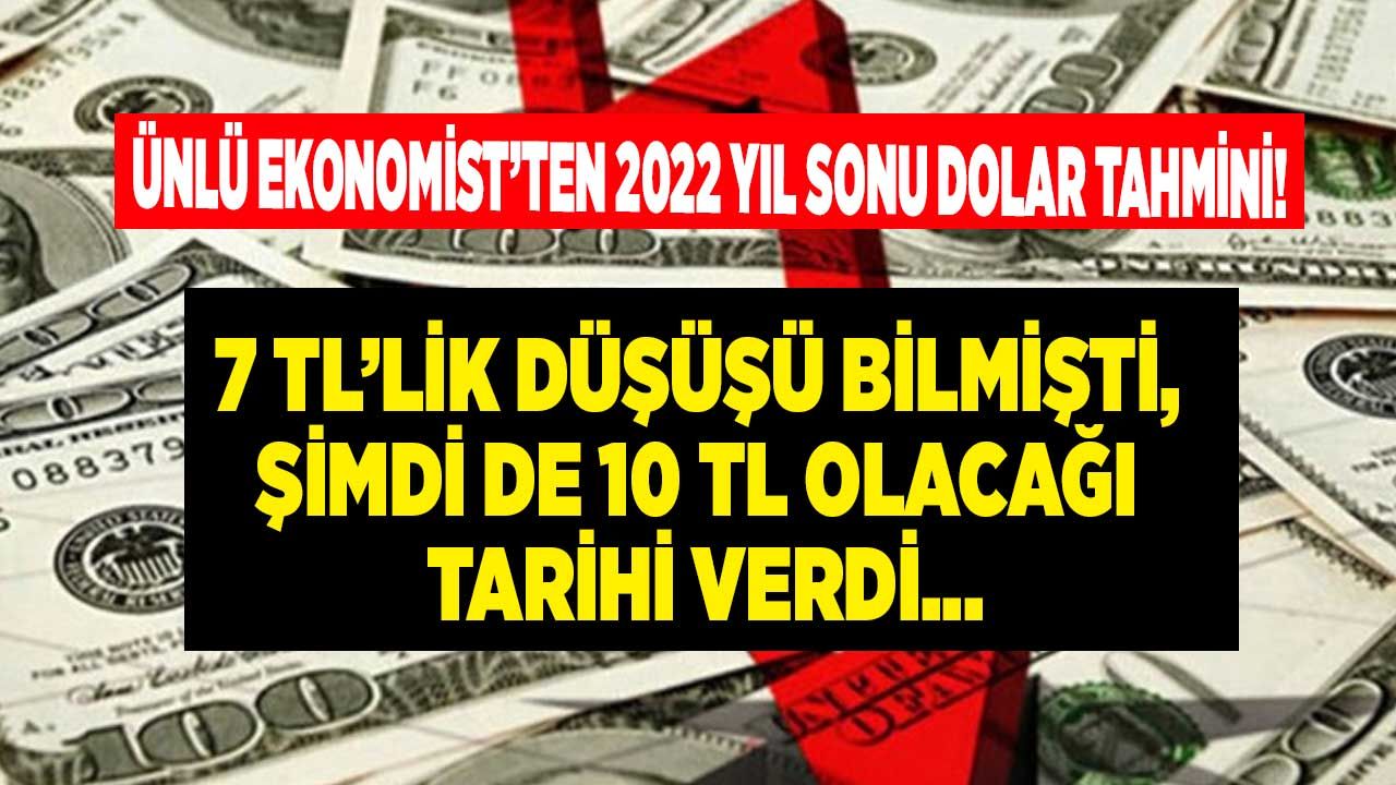 7 liralık çöküşü bilmişti, şimdi de 10 TL olacağı tarihi verdi! Necmettin Batırel dolar açıklaması yaptı, 2022 yıl sonu kur tahmini ile şaşırttı 1