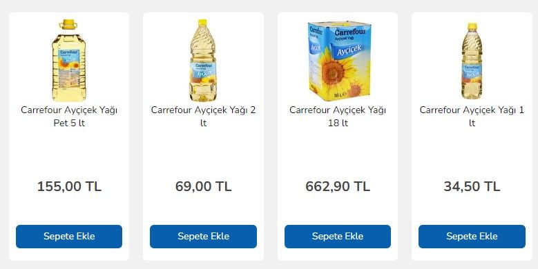 Cumhurbaşkanı Erdoğan işaret etmişti, ayçiçek yağına dev indirim geldi: 18 TL birden düştü! A101, ŞOK, BİM, Carrefour, Migros en ucuz yağ fiyatları 8