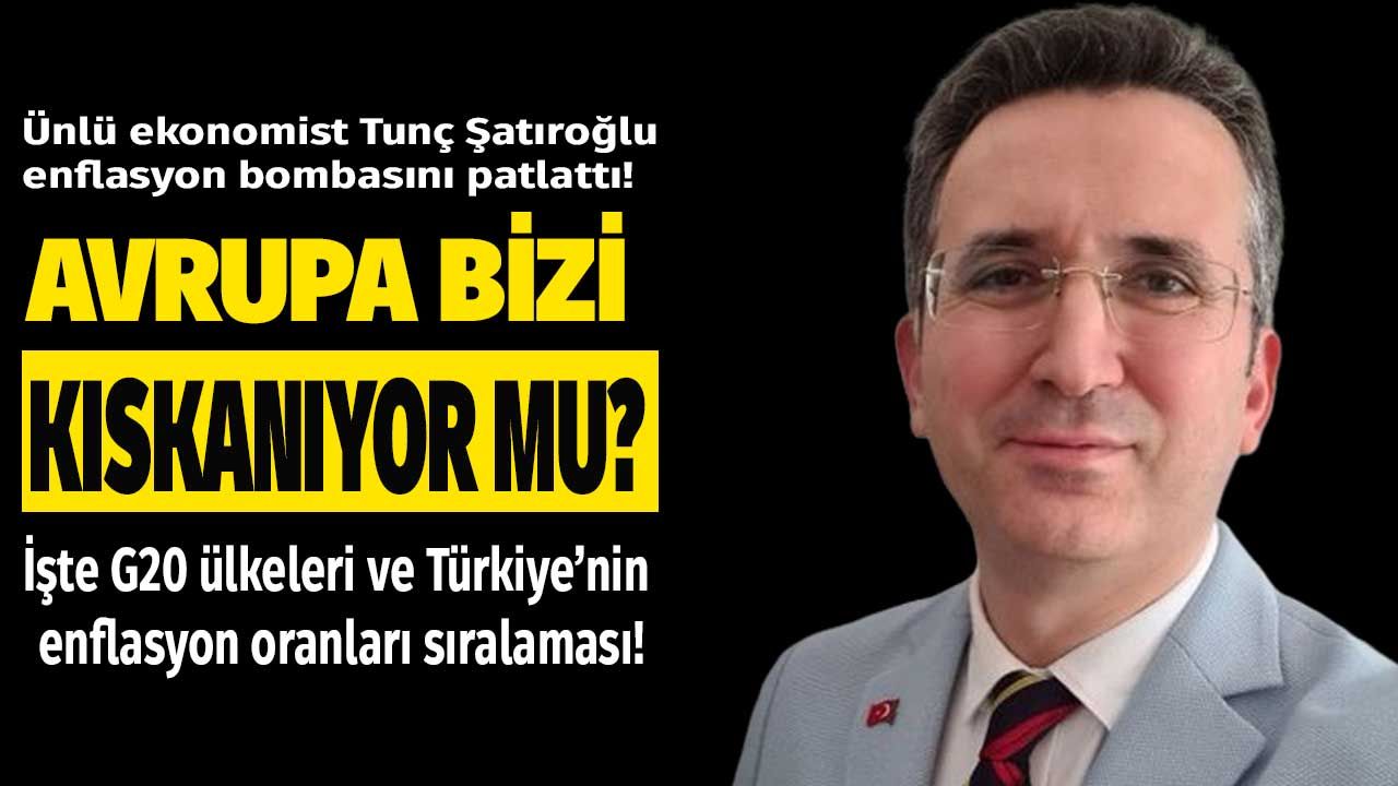 Tunç Şatıroğlu rakamları verdi, Avrupa ülkeleri bizi kıskanıyor mu? İşte G20 ülkelerinin enflasyon oranları 2022 1