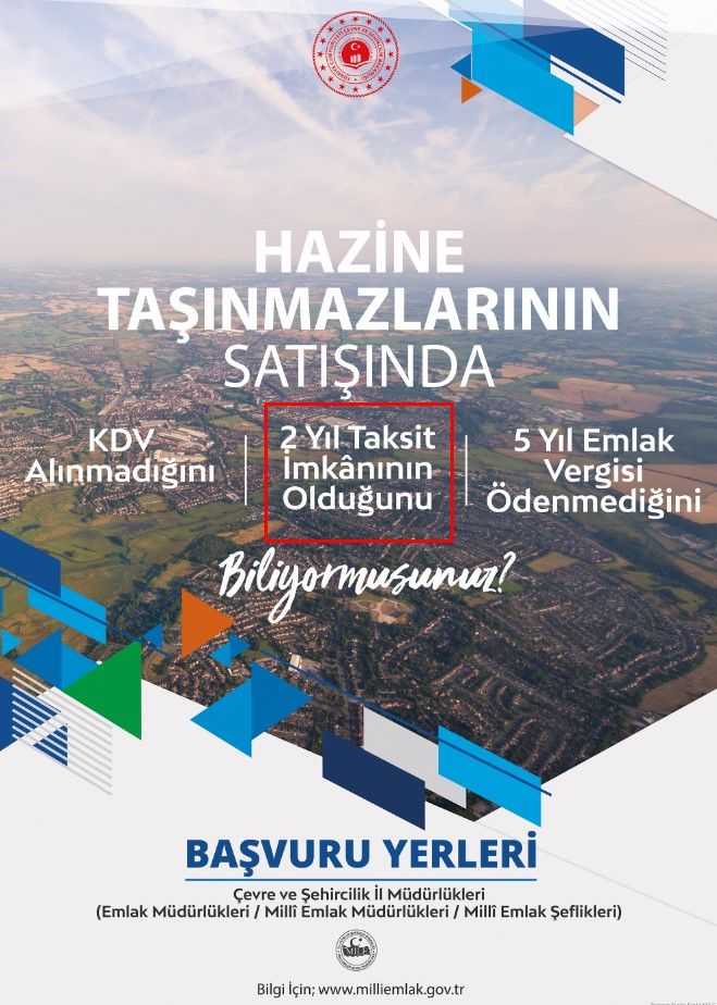 Ağustos ilanları geldi! Milli Emlak üzerine ev yapılacak arazi arayana 30 İlde 165 TL taksitle hazine arazisi, arsa satıyor 4