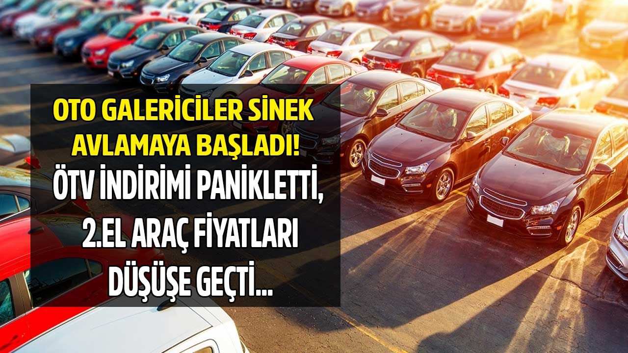 Oto galericiler duyurdu: ÖTV indirimi kaygısı panikletti, 2. el araba fiyatları düştü! Araç fiyatlarında son durum ne? 1