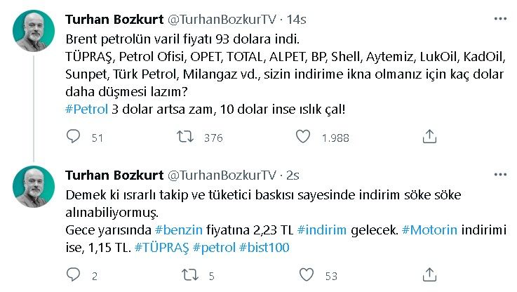 Brent petrolde tarihi çöküş: Benzin ve motorine indirim eksik kaldı, akaryakıt fiyatları hesaplandı! Bakın kaç TL fazla ödüyoruz? 5