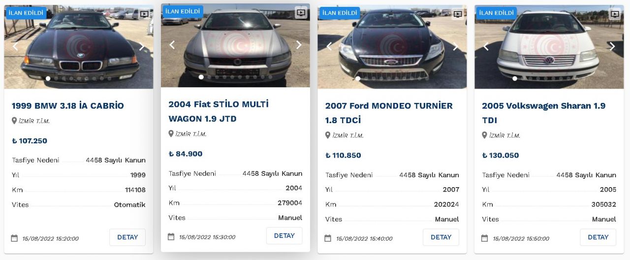 Ticaret Bakanlığı bombayı patlattı! 2. el araç fiyatlarına e-ihale gümrük araç satış fiyatları darbesi 6
