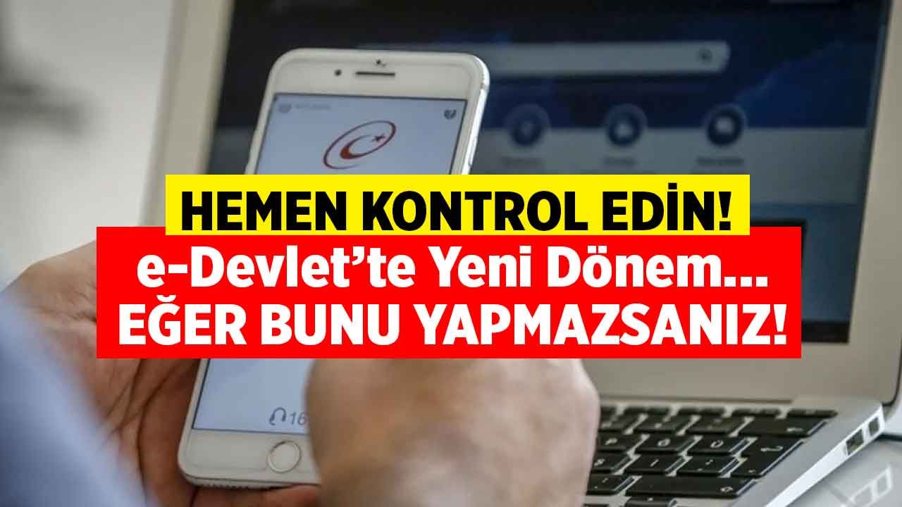 e-Devlet şifresi olanlara kritik uyarı geldi! Hemen bunu yapmayanların hesabı başkalarının eline geçebilir 1