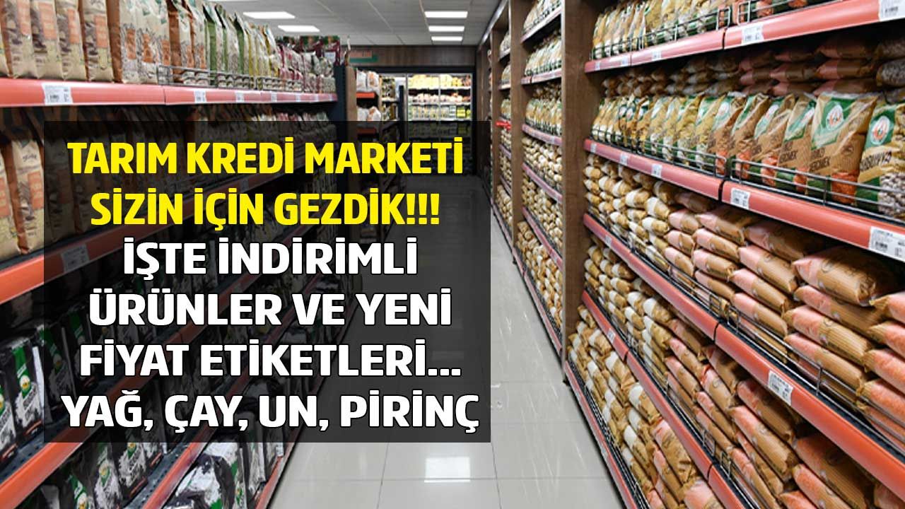 Tarım Kredi Marketleri sizin için gezdik, İşte TK Kooperatifi indirim kataloğu ile 15 Ağustos indirimli ürünler ve yeni satış fiyatları etiketleri! 1