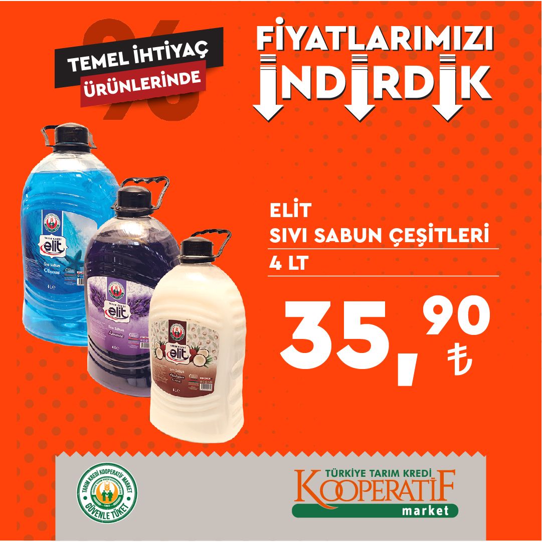 Tarım Kredi Kooperatifi indirim kataloğu! İşte Tarım Kredi marketlerindeki tüm indirimler! 2