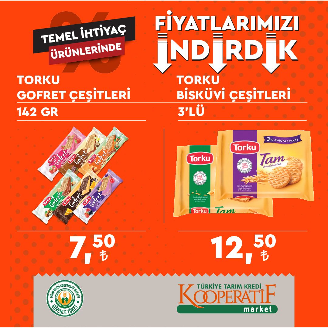 Tarım Kredi Kooperatifi indirim kataloğu! İşte Tarım Kredi marketlerindeki tüm indirimler! 15