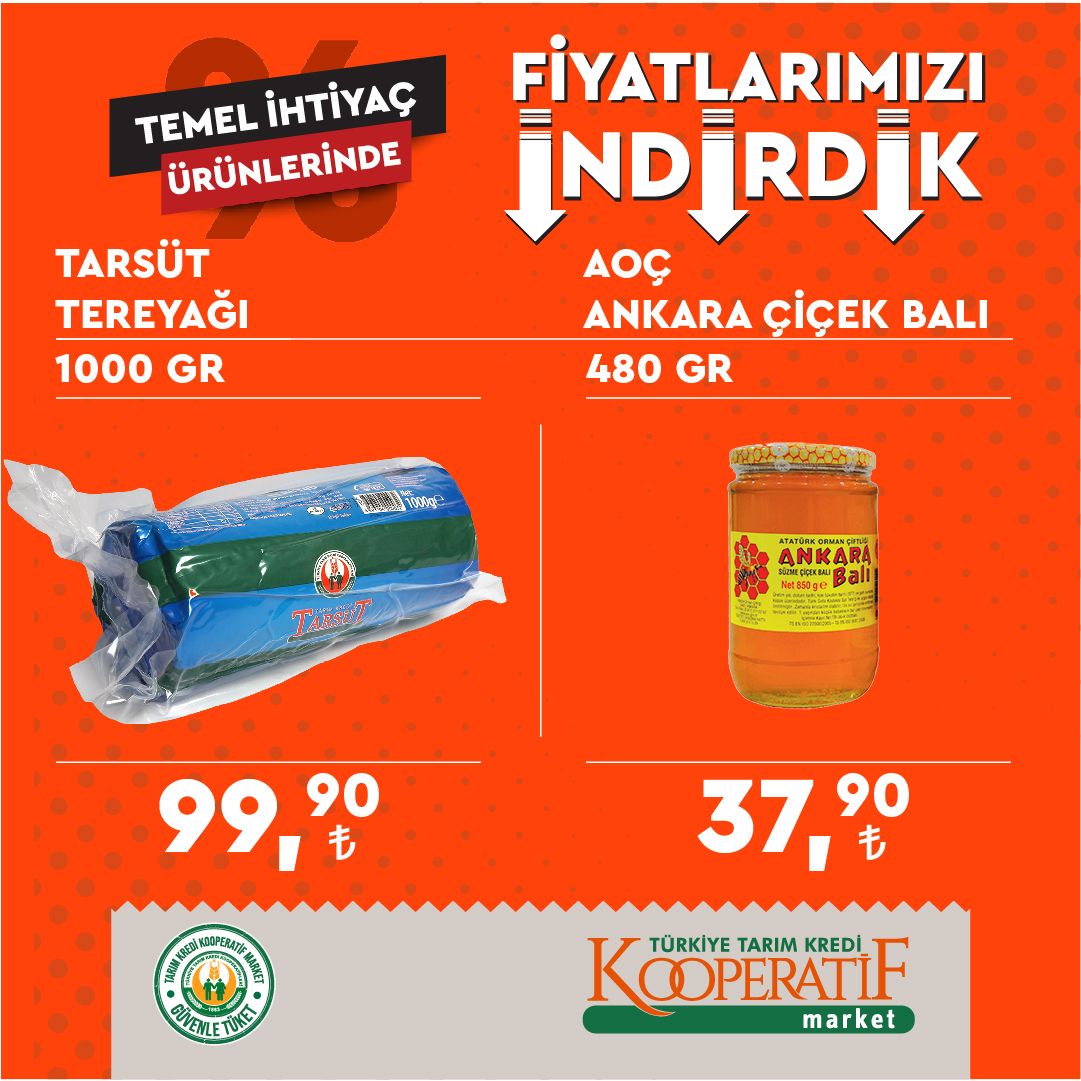 Tarım Kredi Kooperatifi indirim kataloğu! İşte Tarım Kredi marketlerindeki tüm indirimler! 23