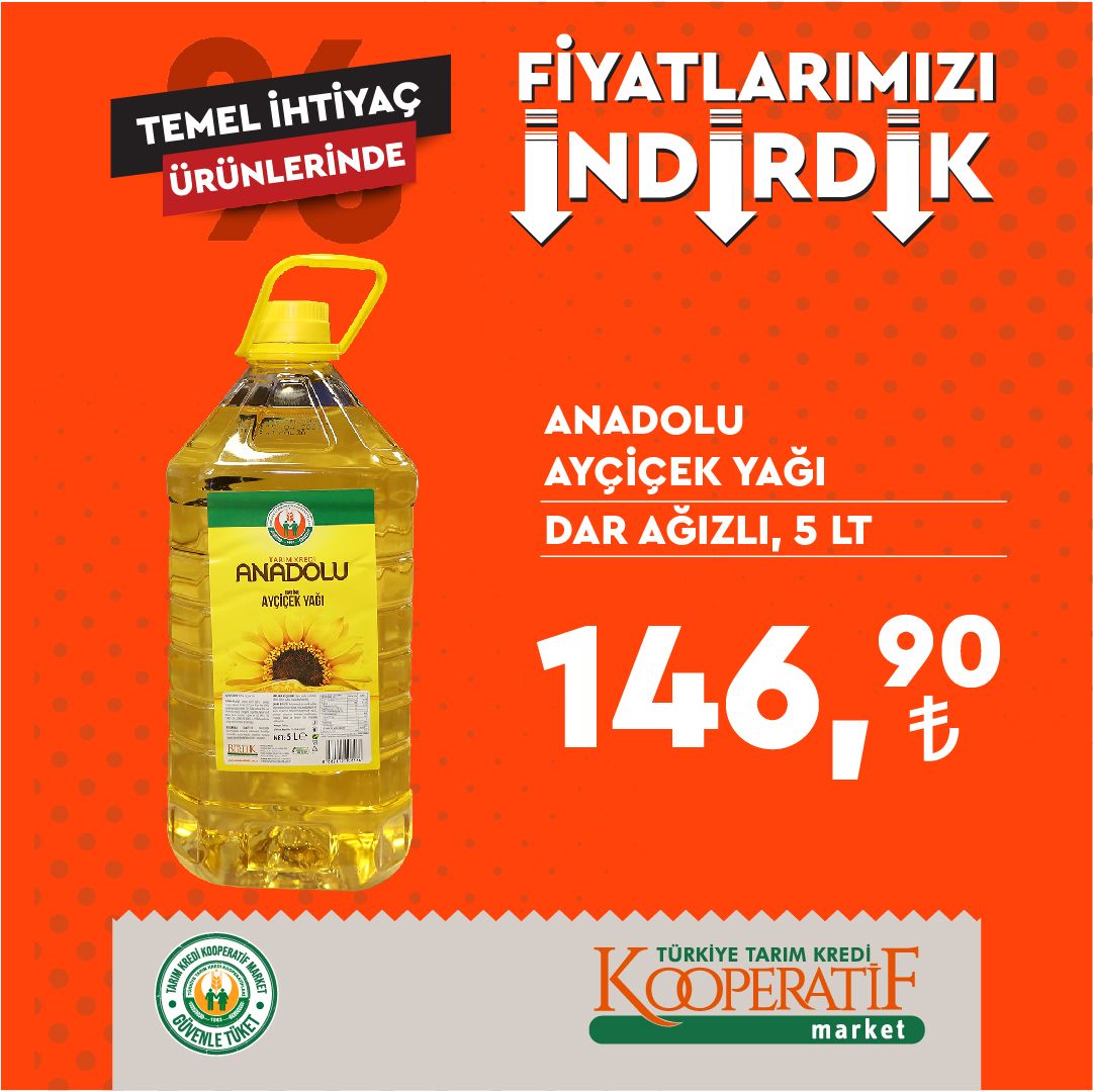 Tarım Kredi Kooperatifi indirim kataloğu! İşte Tarım Kredi marketlerindeki tüm indirimler! 27