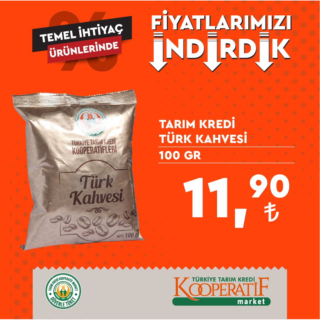 Tarım Kredi Kooperatifi indirim kataloğu! İşte Tarım Kredi marketlerindeki tüm indirimler! 9