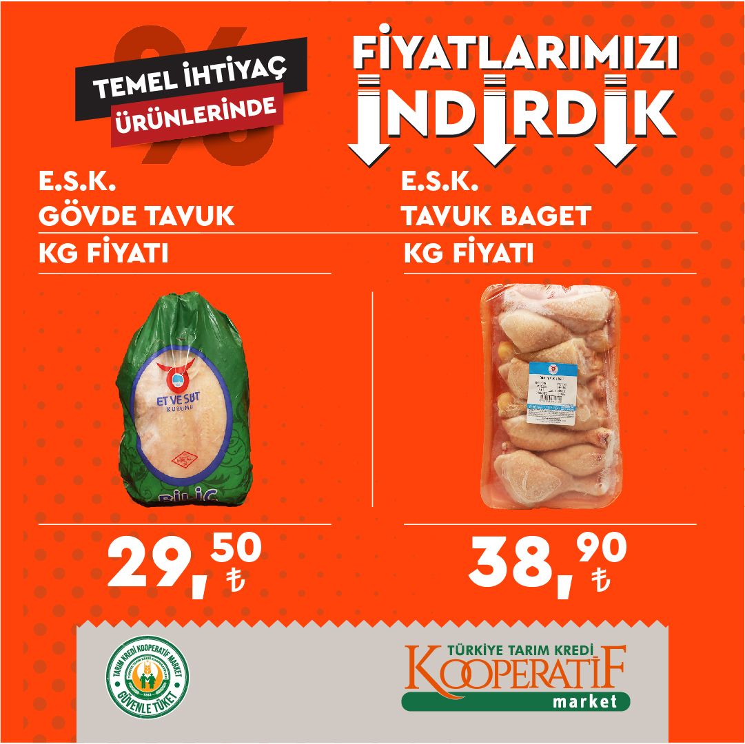 Tarım Kredi Kooperatifi indirim kataloğu! İşte Tarım Kredi marketlerindeki tüm indirimler! 10