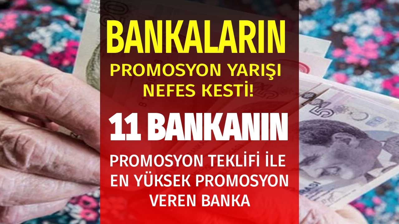 Yok mu arttıran? Banka promosyonu emekli maaşı teklifleri ile emekliye en yüksek promosyon hangi bankada? 1