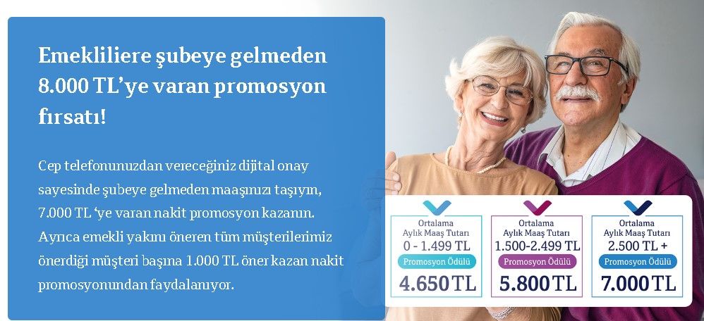 Yok mu arttıran? Banka promosyonu emekli maaşı teklifleri ile emekliye en yüksek promosyon hangi bankada? 7