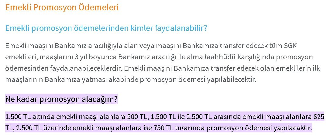 Yok mu arttıran? Banka promosyonu emekli maaşı teklifleri ile emekliye en yüksek promosyon hangi bankada? 4