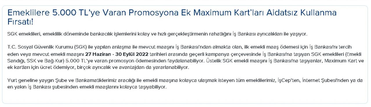 Yok mu arttıran? Banka promosyonu emekli maaşı teklifleri ile emekliye en yüksek promosyon hangi bankada? 5