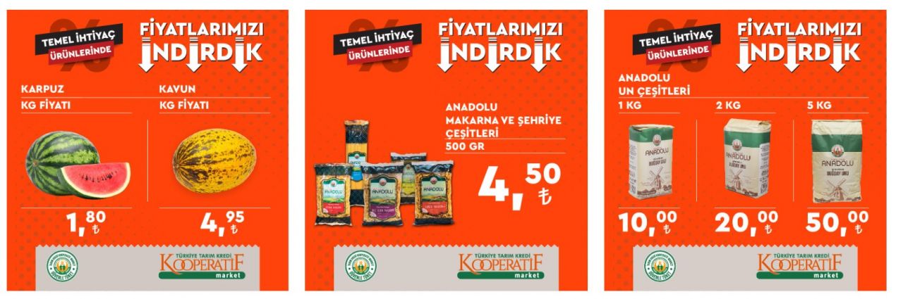 Tarım Kredi Market yeni indirimleri duyurdu: Bebek bezi, tavuk, 30'lu koli yumurta, 5 LT ayçiçek yağı, pirinç, çay, un fiyatları düştü! 8