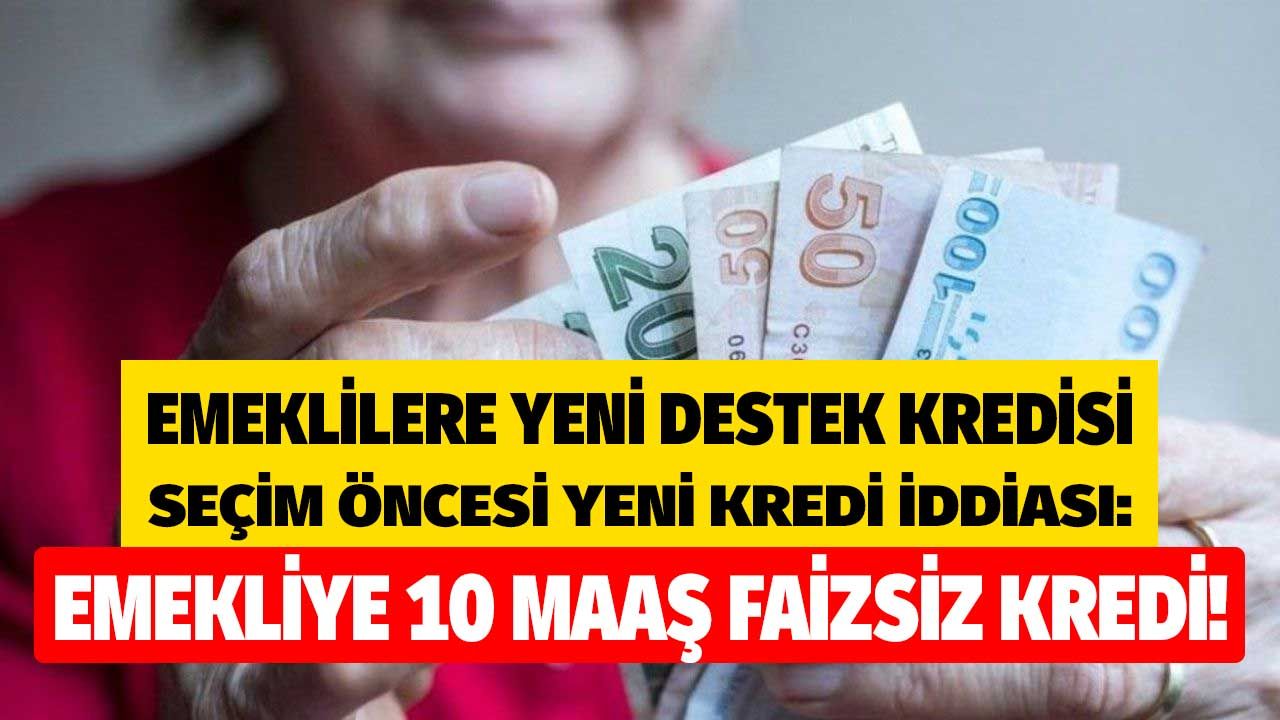 Son dakika kredi kulis haberi: Emeklilere PTT, Ziraat Bankası, Halkbank üzerinden SGK emekliye 10 maaş faizsiz kredi 2022 müjdesi mi geliyor? 1