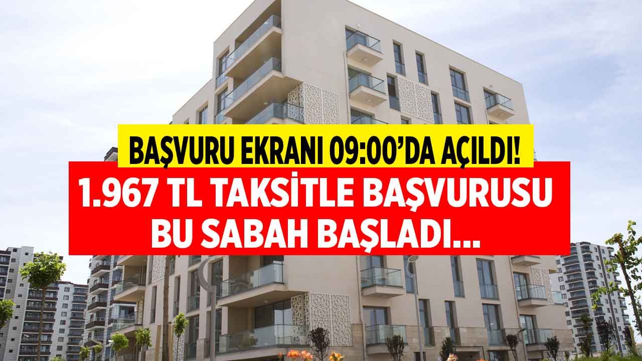 TOKİ başvurusu 09:00 itibari ile başladı! Aylık 1.967 TL taksitle ucuz ev piyangosu vuran konut projeleri yapılacak iller ve 2+1, 3+1 daire fiyatları 1