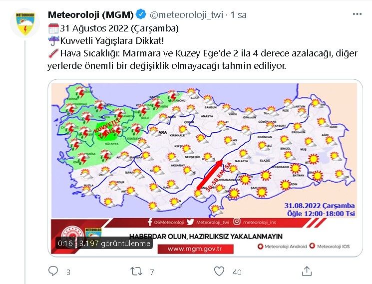 Meteorolojiden sağanak yağış alarmı: Gök gürültülü yağmur ve sel uyarısı hangi illerde? 2