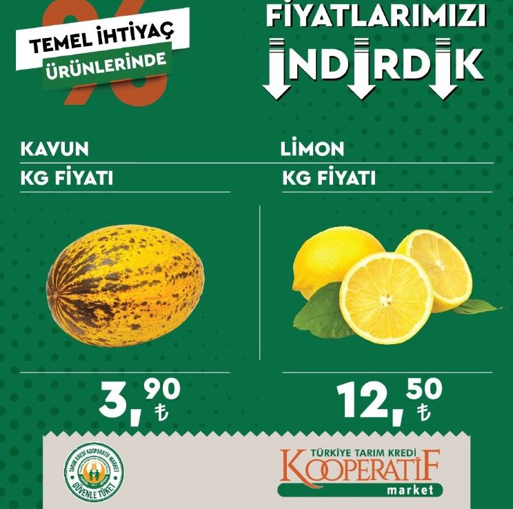 Tarım Kredi Market Eylül ayı indirimleri açıklandı! 5 LT Anadolu Ayçiçek yağı, kırmızı et, kıyma, tavuk, un, süt, yumurta indirimli fiyat listesi 11
