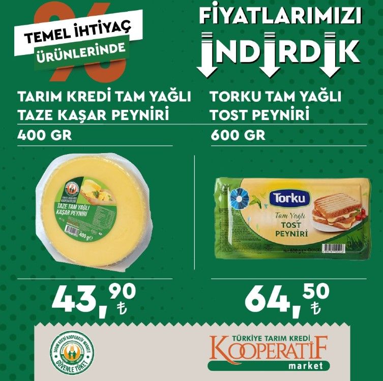 Tarım Kredi Market Eylül ayı indirimleri açıklandı! 5 LT Anadolu Ayçiçek yağı, kırmızı et, kıyma, tavuk, un, süt, yumurta indirimli fiyat listesi 12