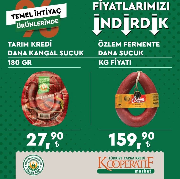 Tarım Kredi Market Eylül ayı indirimleri açıklandı! 5 LT Anadolu Ayçiçek yağı, kırmızı et, kıyma, tavuk, un, süt, yumurta indirimli fiyat listesi 14
