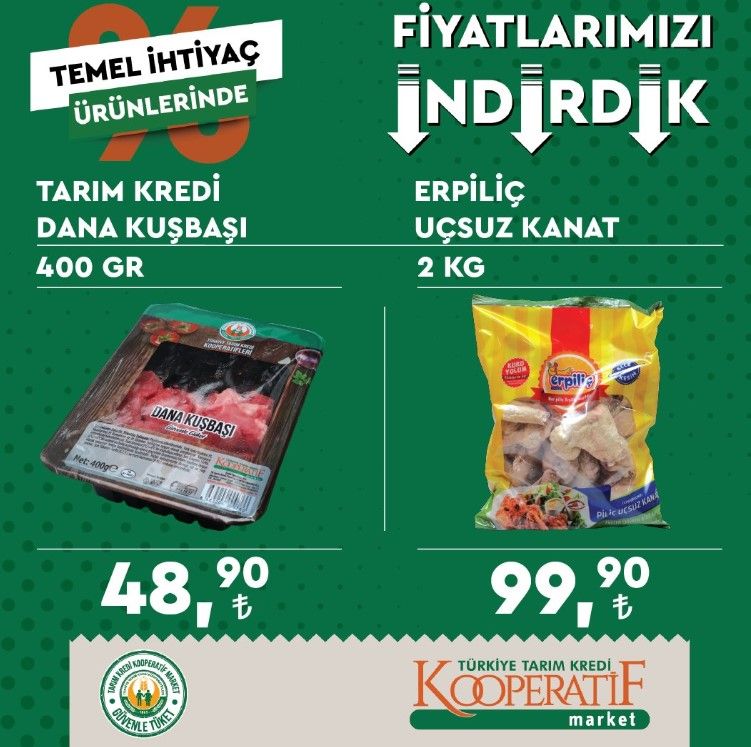 Tarım Kredi Market Eylül ayı indirimleri açıklandı! 5 LT Anadolu Ayçiçek yağı, kırmızı et, kıyma, tavuk, un, süt, yumurta indirimli fiyat listesi 16