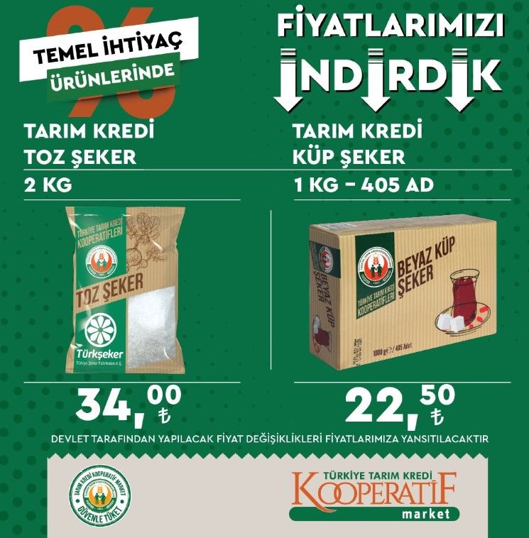 Tarım Kredi Market Eylül ayı indirimleri açıklandı! 5 LT Anadolu Ayçiçek yağı, kırmızı et, kıyma, tavuk, un, süt, yumurta indirimli fiyat listesi 6