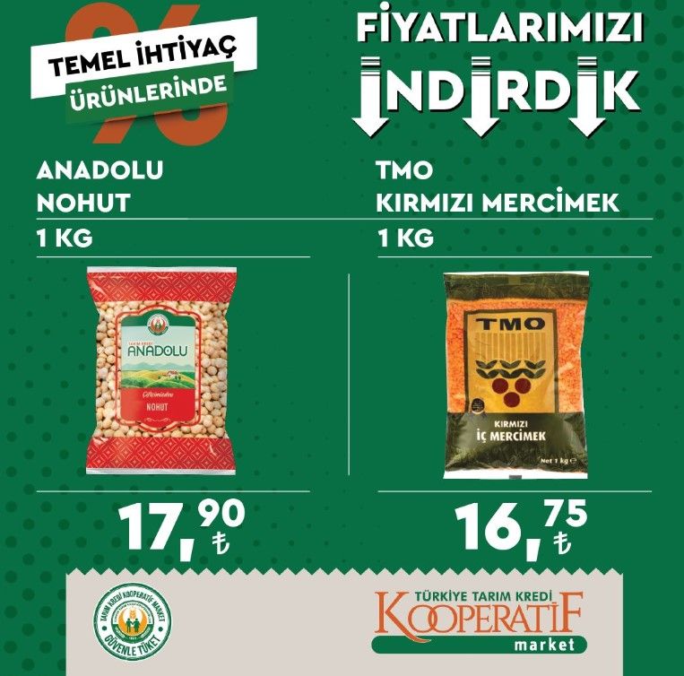 Tarım Kredi Market Eylül ayı indirimleri açıklandı! 5 LT Anadolu Ayçiçek yağı, kırmızı et, kıyma, tavuk, un, süt, yumurta indirimli fiyat listesi 9