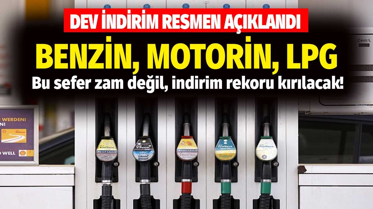 Benzin motorine indirim: Bu sefer zam değil indirim rekoru kırılıyor! Beklenen fiyat indirimi ne zaman gelecek, indirimli LPG otogaz, motorin kaç TL olacak? 1