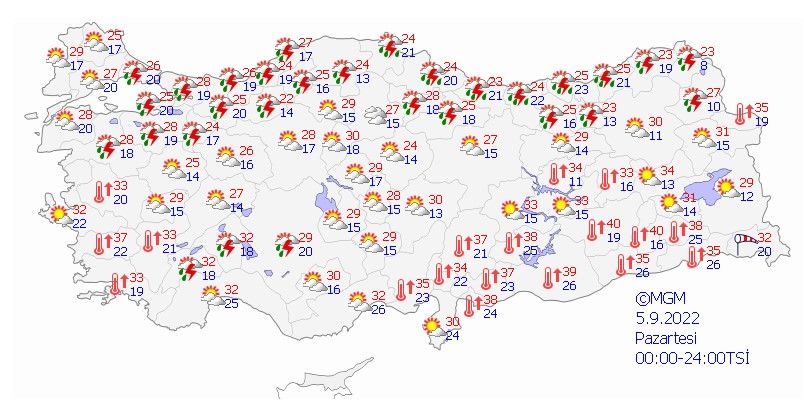 AFAD ve Meteoroloji alarm üzerine alarm verdi! Bugün başlayacak, çok kuvvetli olacak 4