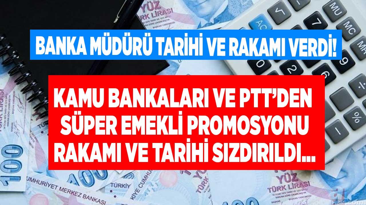 Banka müdürü bizzat kendisi duyurdu, jumbo promosyon için tarih belli oldu! PTT, Ziraat Bankası, Halkbank, Vakıfbank emekli maaş promosyonu ne kadar olacak? 1