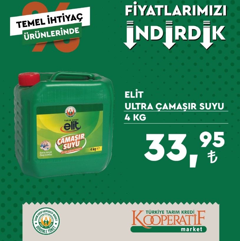 Tarım Kredi bir kere daha indirim furyası başlattı 5 LT TMO yağ fiyatları çakıldı! 19 - 30 Eylül indirim kataloğu ve indirimli ürünler listesi 4