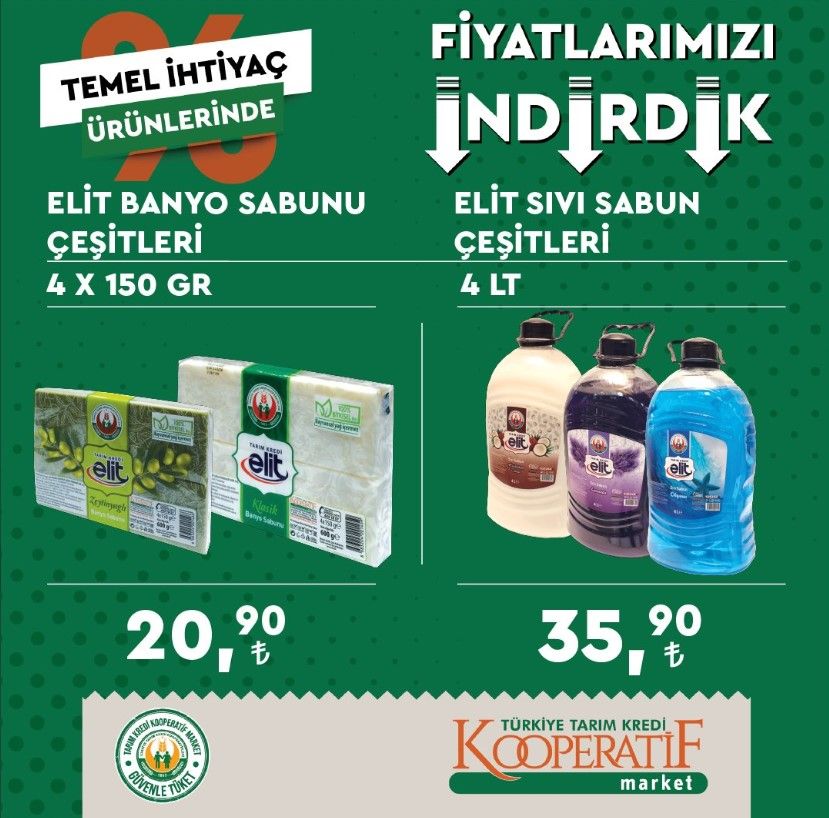 Tarım Kredi bir kere daha indirim furyası başlattı 5 LT TMO yağ fiyatları çakıldı! 19 - 30 Eylül indirim kataloğu ve indirimli ürünler listesi 6