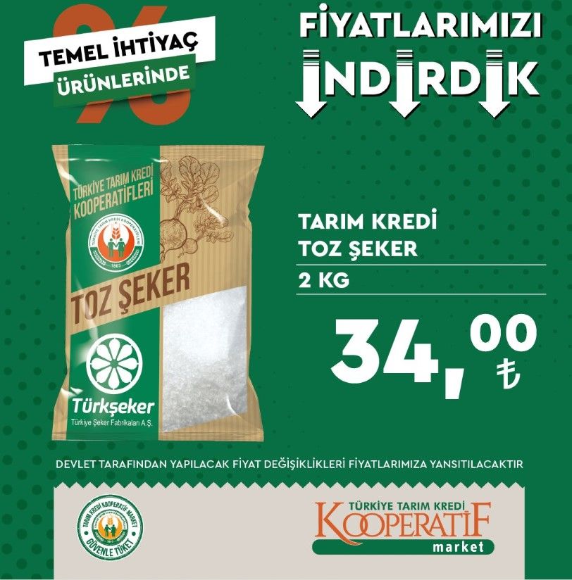 Tarım Kredi bir kere daha indirim furyası başlattı 5 LT TMO yağ fiyatları çakıldı! 19 - 30 Eylül indirim kataloğu ve indirimli ürünler listesi 10